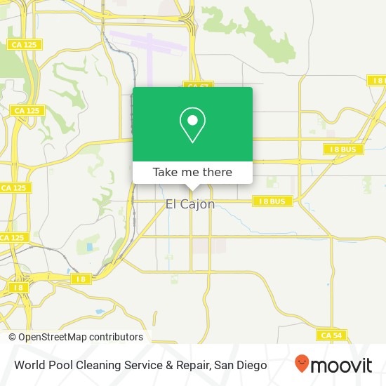 World Pool Cleaning Service & Repair map