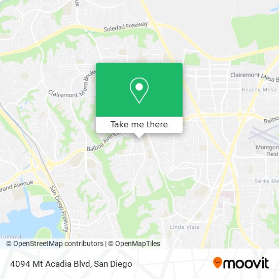 Mapa de 4094 Mt Acadia Blvd