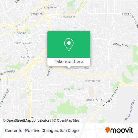 Center for Positive Changes map