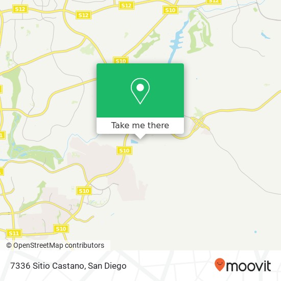 7336 Sitio Castano map