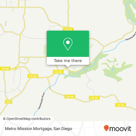 Metro Mission Mortgage map