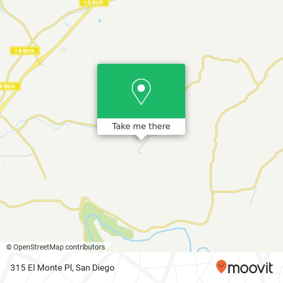 315 El Monte Pl map