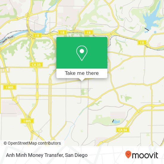 Anh Minh Money Transfer map