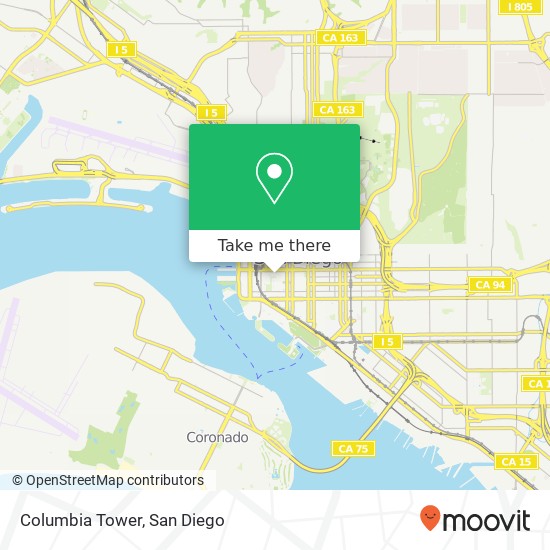 Columbia Tower map