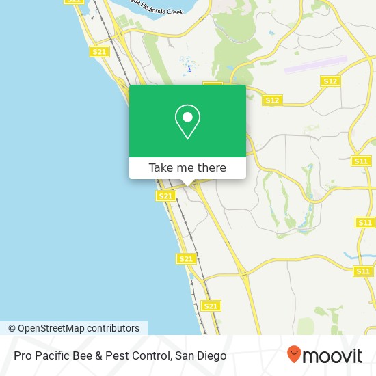 Pro Pacific Bee & Pest Control map