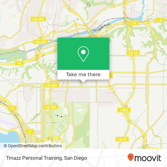 Tmazz Personal Training map