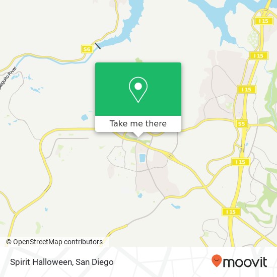 Mapa de Spirit Halloween