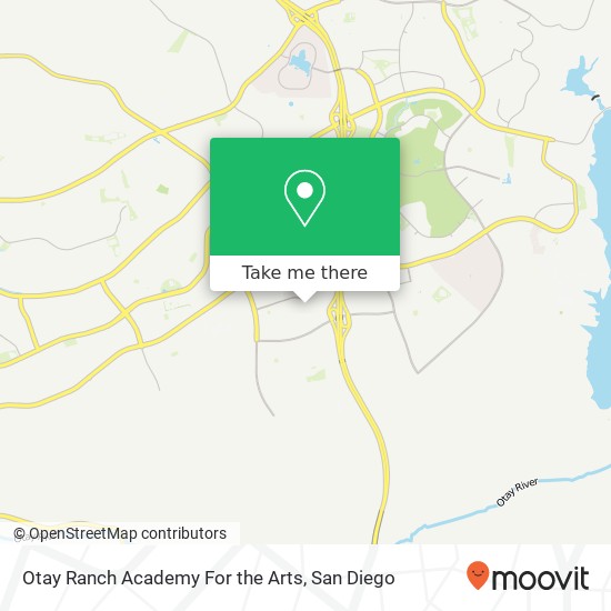 Otay Ranch Academy For the Arts map