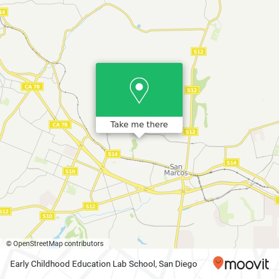 Mapa de Early Childhood Education Lab School