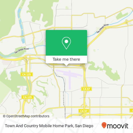 Town And Country Mobile Home Park map