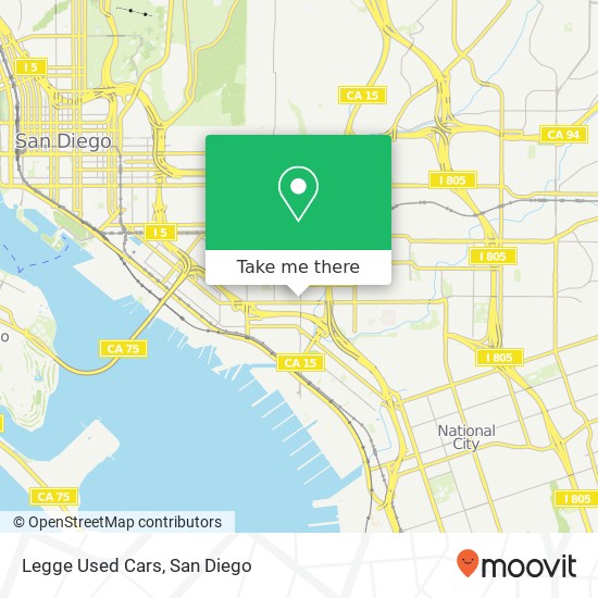 Legge Used Cars map