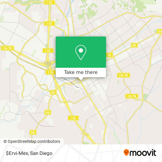 Mapa de $Ervi-Mex