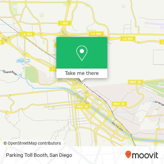 Mapa de Parking Toll Booth