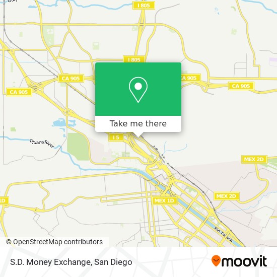 Mapa de S.D. Money Exchange