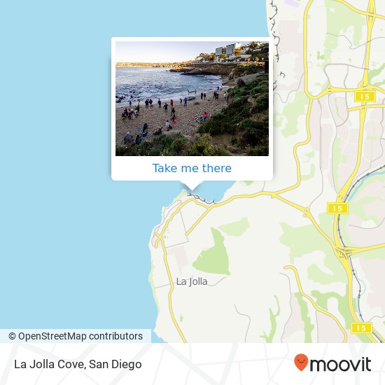 La Jolla Cove map