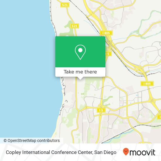 Mapa de Copley International Conference Center
