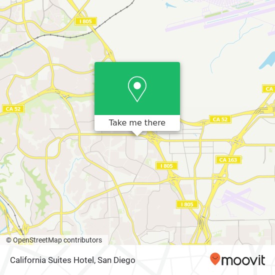 Mapa de California Suites Hotel