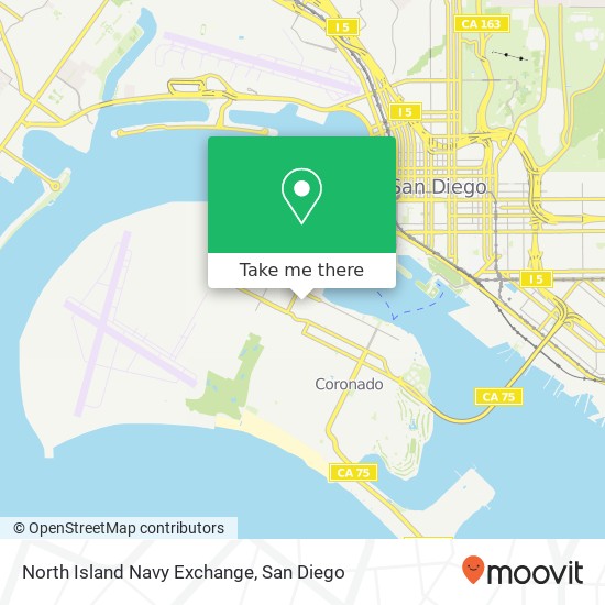 North Island Navy Exchange map