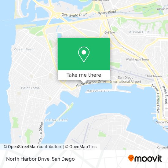 North Harbor Drive map