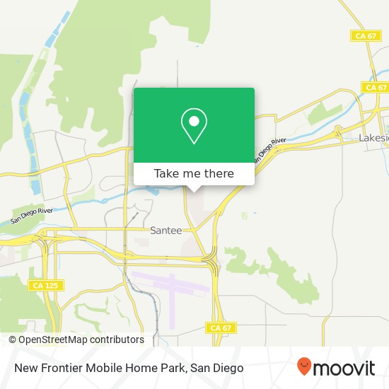 Mapa de New Frontier Mobile Home Park