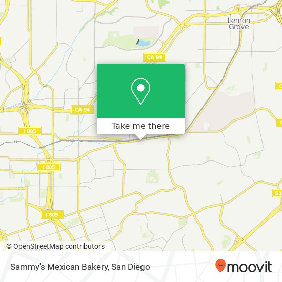 Mapa de Sammy's Mexican Bakery