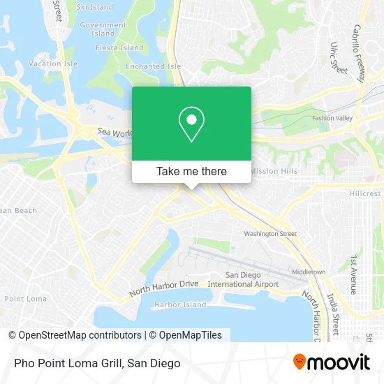Pho Point Loma Grill map