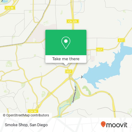 Mapa de Smoke Shop