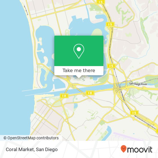 Coral Market map