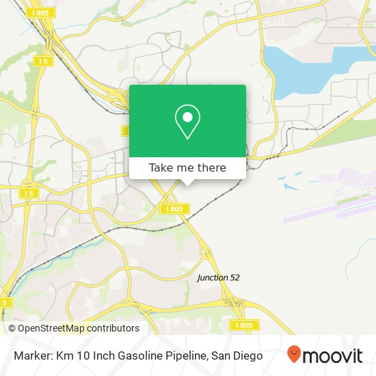 Marker: Km 10 Inch Gasoline Pipeline map