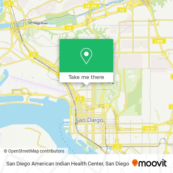 San Diego American Indian Health Center map