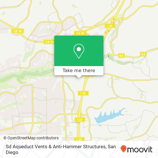 Mapa de Sd Aqueduct Vents & Anti-Hammer Structures