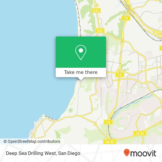 Mapa de Deep Sea Drilling West