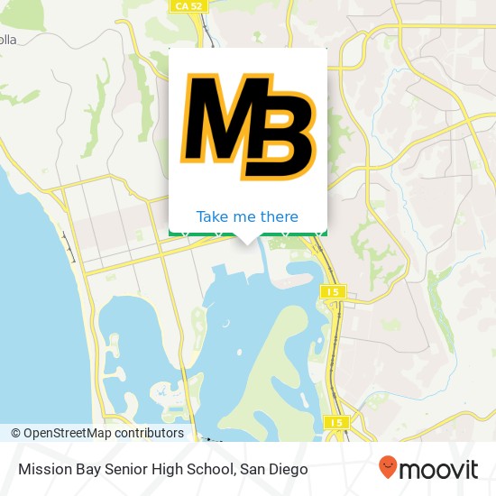 Mission Bay Senior High School map