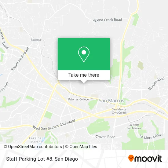 Mapa de Staff Parking Lot #8