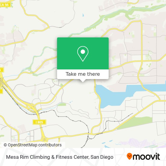 Mapa de Mesa Rim Climbing & Fitness Center