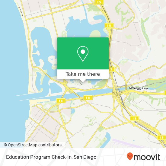 Education Program Check-In map