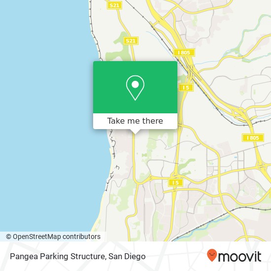 Pangea Parking Structure map