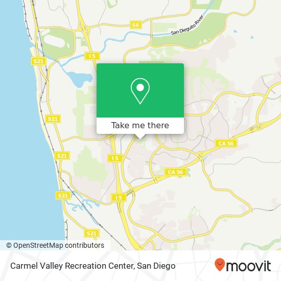 Carmel Valley Recreation Center map