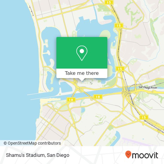 Shamu's Stadium map