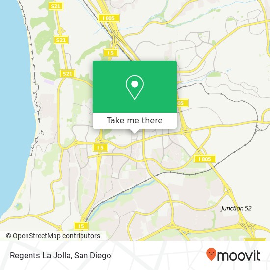 Regents La Jolla map
