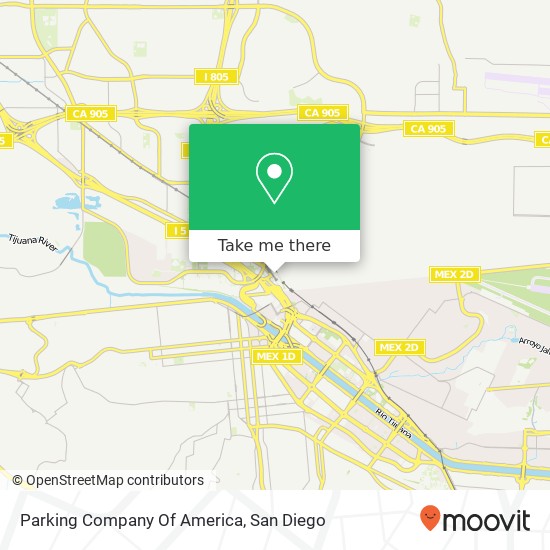 Mapa de Parking Company Of America