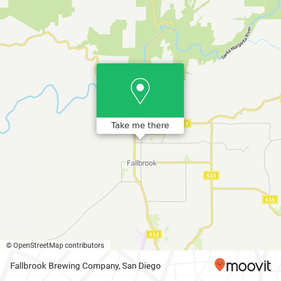 Mapa de Fallbrook Brewing Company