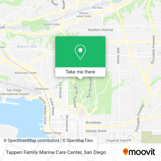 Tappen Family Marine Care Center map
