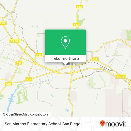 Mapa de San Marcos Elementary School