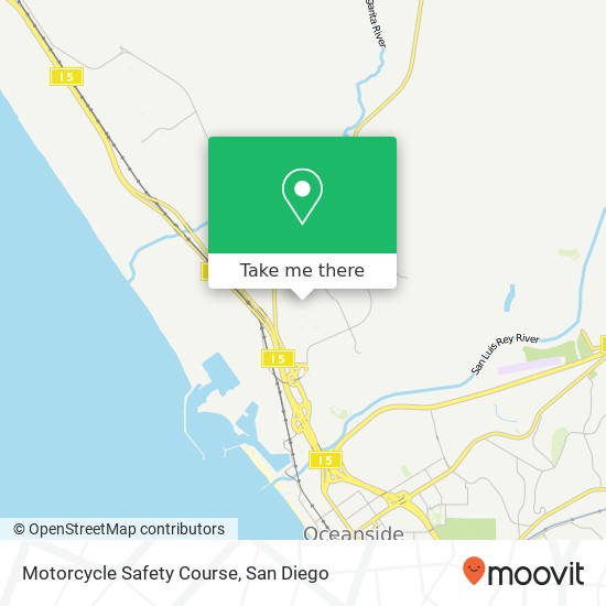 Motorcycle Safety Course map