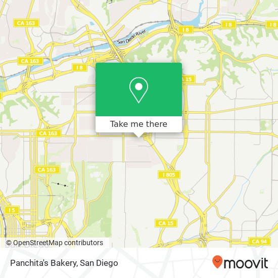 Mapa de Panchita's Bakery