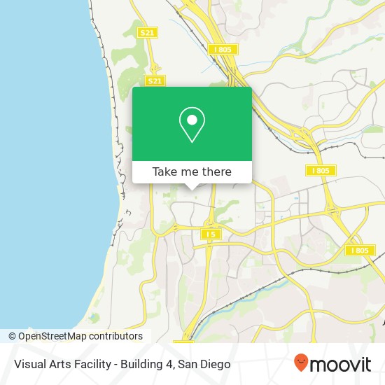 Mapa de Visual Arts Facility - Building 4