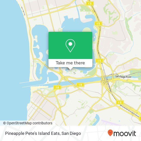 Mapa de Pineapple Pete's Island Eats