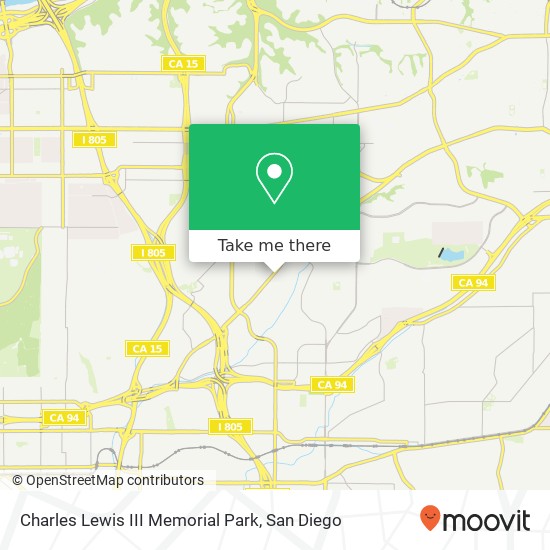 Charles Lewis III Memorial Park map