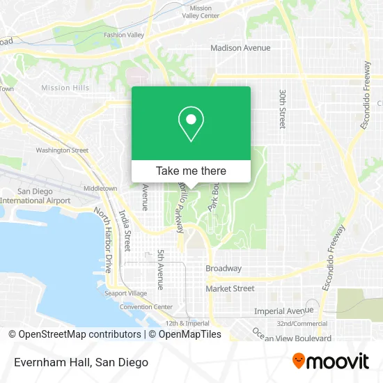 Mapa de Evernham Hall